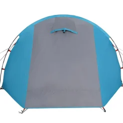 vidaXL Tienda de campaña túnel para 4 personas impermeable Azul Hot