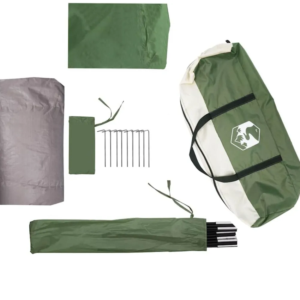 vidaXL Actividades Al Aire Libre-Tienda de campaña túnel para 1 persona impermeable