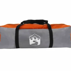 vidaXL Tienda de campaña tipo teepee para 3 personas y naranja Gris Clearance