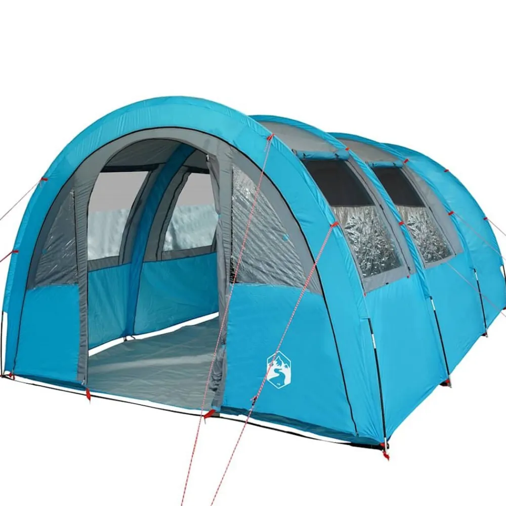 vidaXL Tienda de campaña túnel para 4 personas impermeable Azul Online