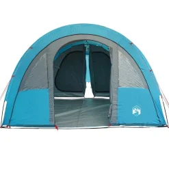 vidaXL Tienda de campaña túnel para 4 personas impermeable Azul Online