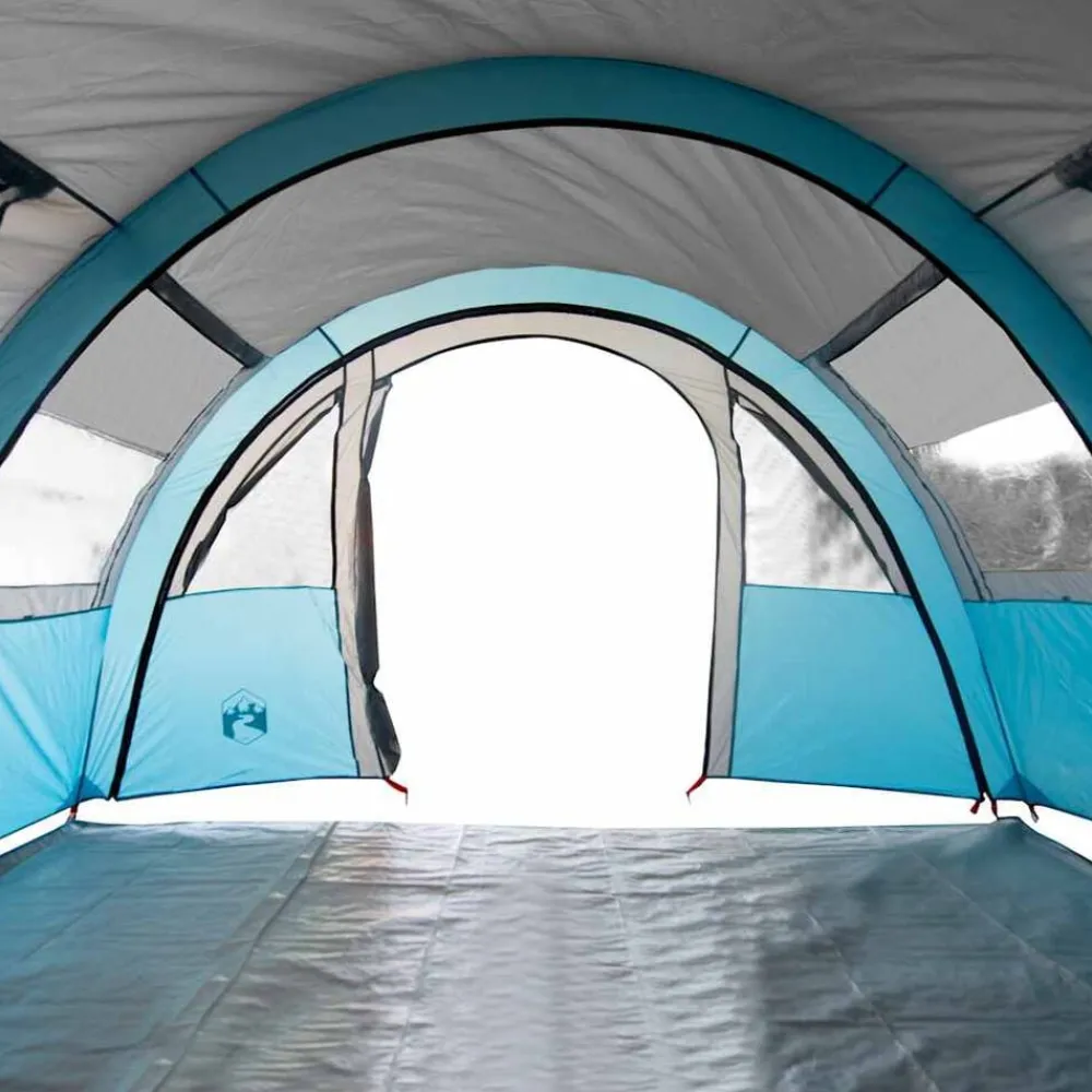 vidaXL Tienda de campaña túnel para 4 personas impermeable Azul Online