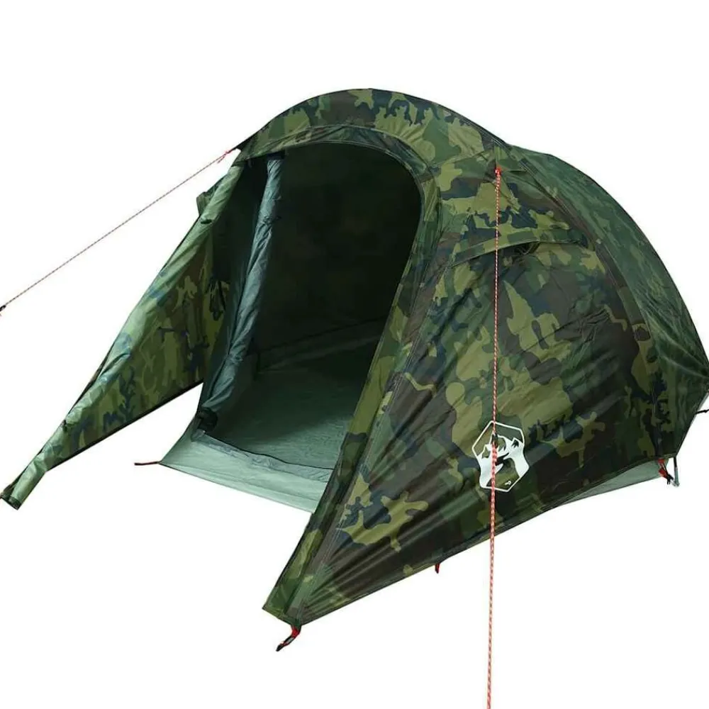 vidaXL Actividades Al Aire Libre-Tienda de campaña túnel para 3 personas impermeable