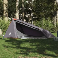 vidaXL Actividades Al Aire Libre-Tienda de campaña túnel 1 persona impermeable