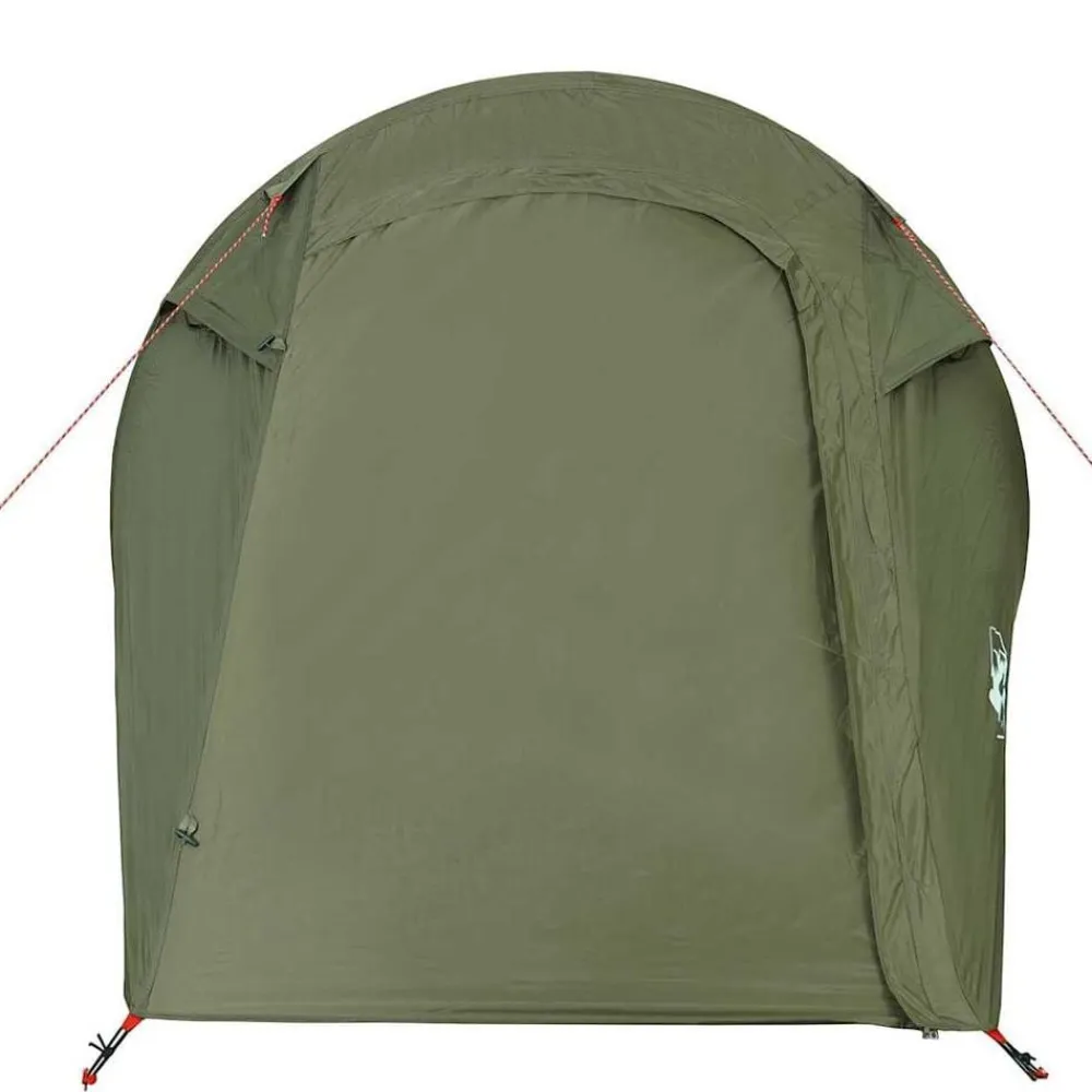 vidaXL Tienda de campaña túnel para 3 personas impermeable Verde oliva Clearance