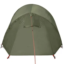 vidaXL Tienda de campaña túnel para 3 personas impermeable Verde oliva Clearance