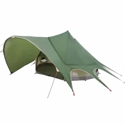vidaXL Actividades Al Aire Libre-Tienda de campaña tipo teepee para 3 personas y Gris