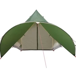 vidaXL Actividades Al Aire Libre-Tienda de campaña tipo teepee para 3 personas y Gris