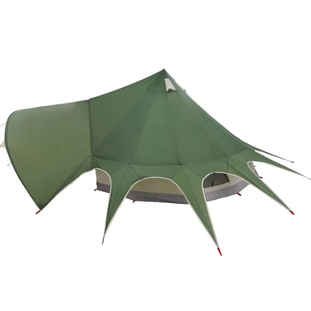 vidaXL Actividades Al Aire Libre-Tienda de campaña tipo teepee para 3 personas y Gris