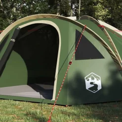 vidaXL Actividades Al Aire Libre-Tienda de camping con techo 308 x 268 x 130 cm Poliéster