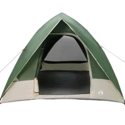 vidaXL Actividades Al Aire Libre-Tienda de camping con techo 320 x 275 x 190 cm tafetán
