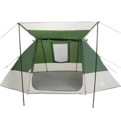 vidaXL Tienda de camping con techo 482 x 360 x 227 cm tafetán Verde Discount