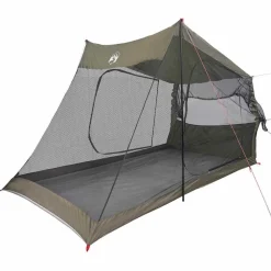 vidaXL Tienda de coche para 2 personas impermeable Verde oliva Online
