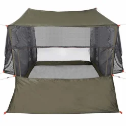 vidaXL Tienda de coche para 2 personas impermeable Verde oliva Online