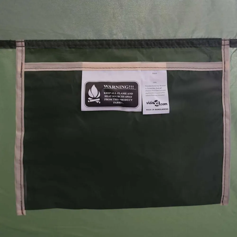 vidaXL Tienda de ducha impermeable Verde Sale