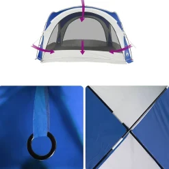 vidaXL Tienda de fiesta impermeable Azul Outlet