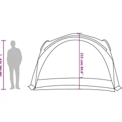 vidaXL Actividades Al Aire Libre-Tienda de fiesta impermeable