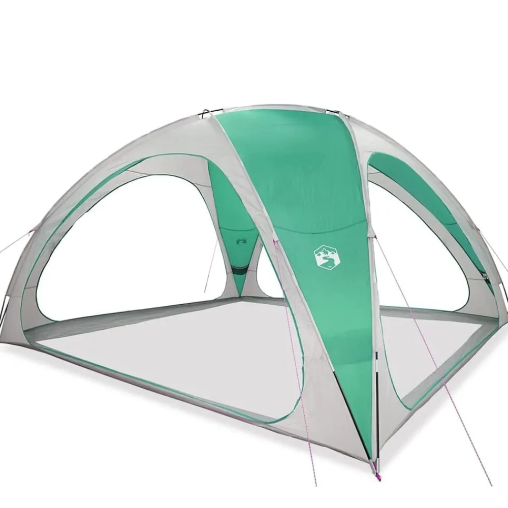 vidaXL Tienda de fiesta impermeable Verde mar New