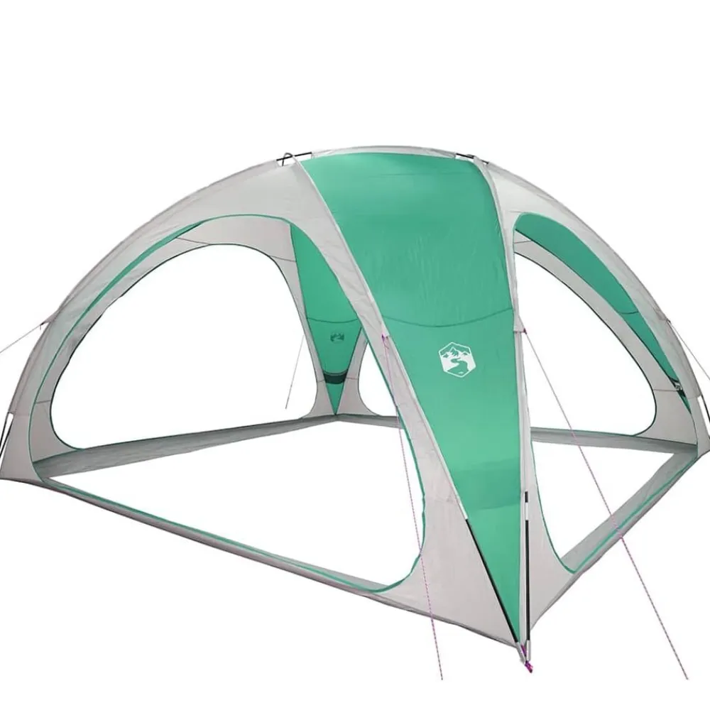 vidaXL Tienda de fiesta impermeable Verde mar New