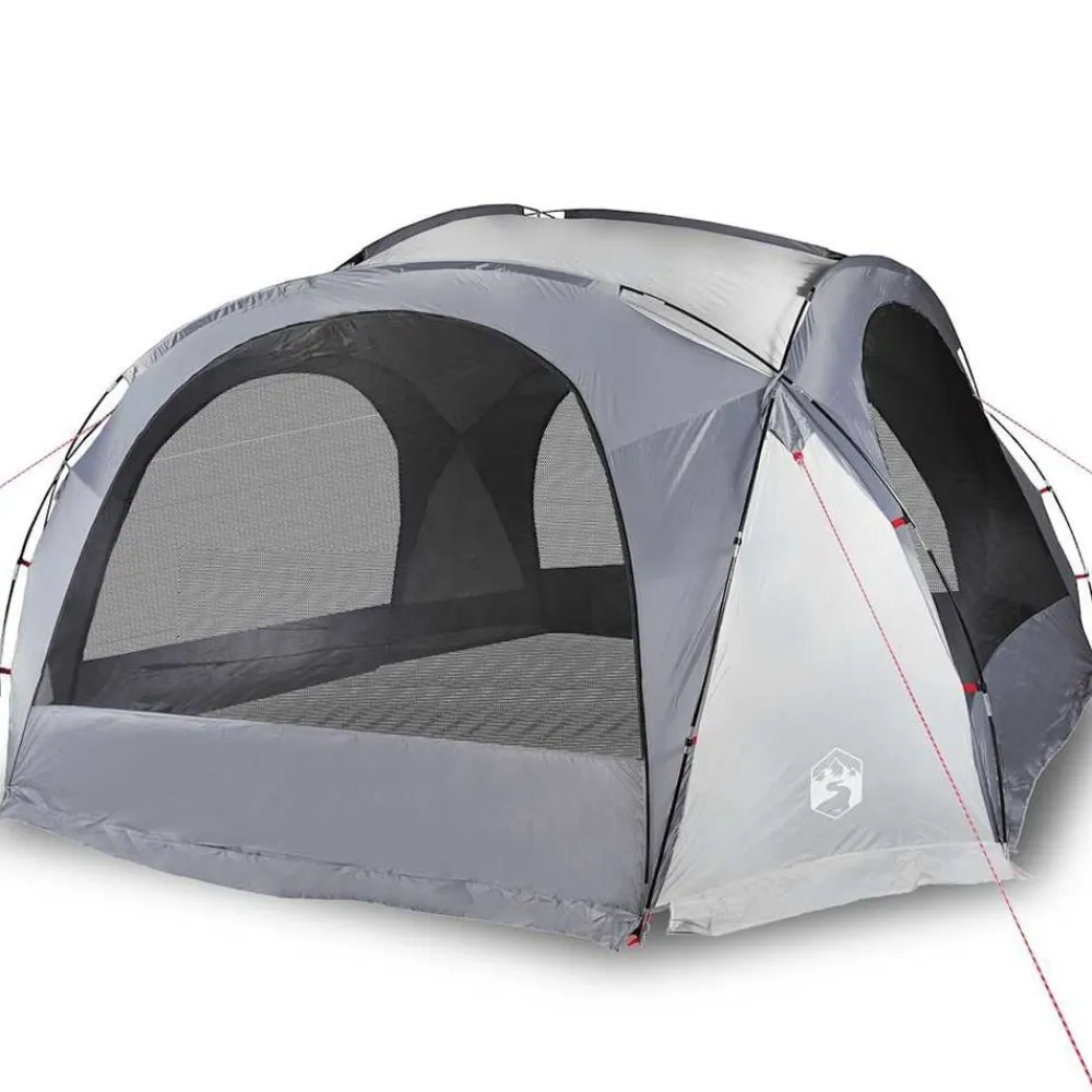 vidaXL Tienda de fiesta impermeable blanco y Gris Outlet
