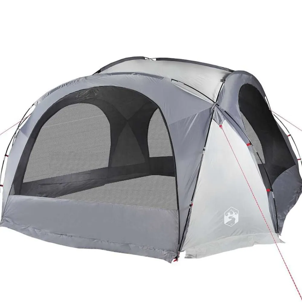 vidaXL Tienda de fiesta impermeable blanco y Gris Outlet