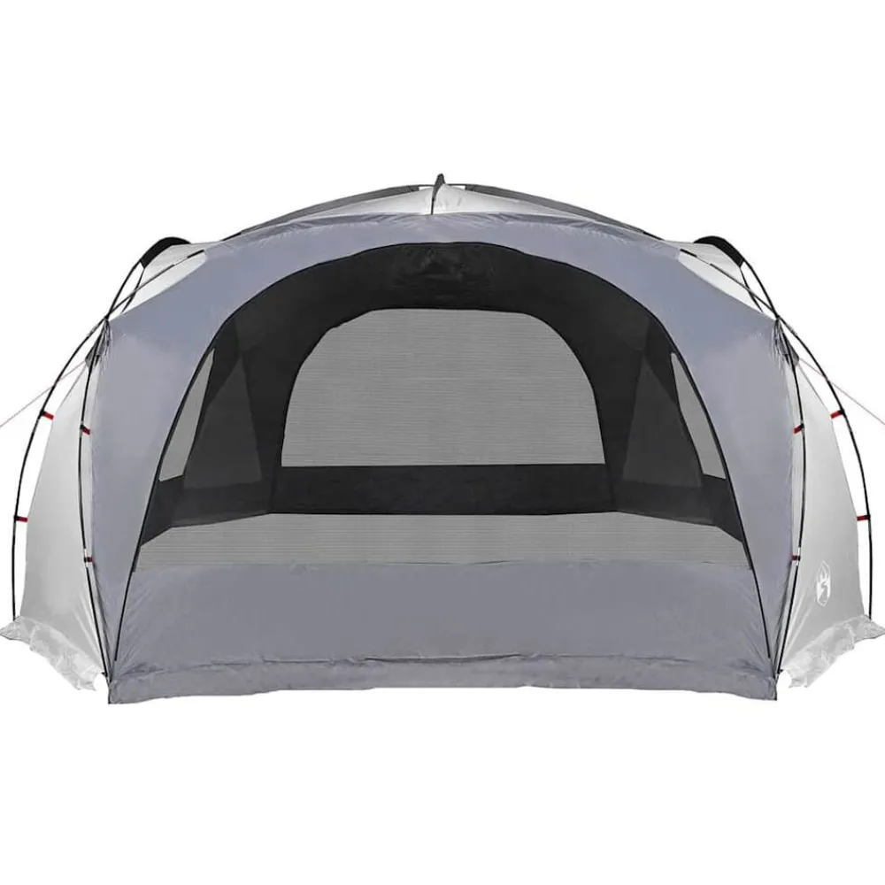 vidaXL Tienda de fiesta impermeable blanco y Gris Outlet