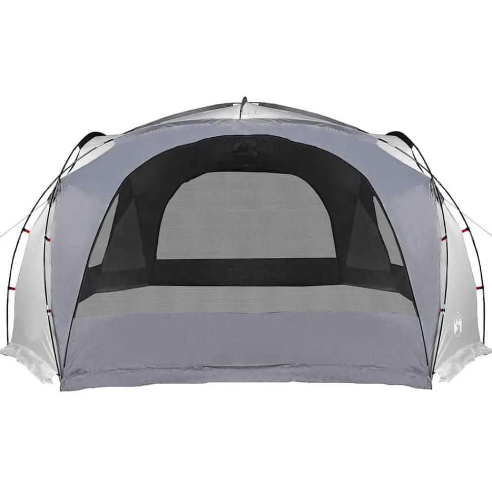 vidaXL Tienda de fiesta impermeable blanco y Gris Outlet