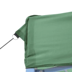 vidaXL Tienda de fiesta plegable Pop-Up con 4 paredes laterales Verde