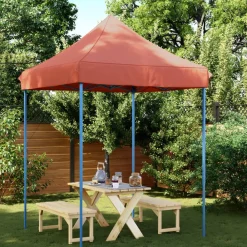 vidaXL Tienda de fiesta plegable Pop-Up 200x200x306 cm Terracota Sale