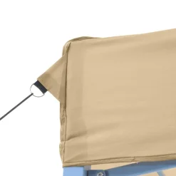 vidaXL Tienda de fiesta plegable Pop-Up con 3 paredes laterales Beige Outlet