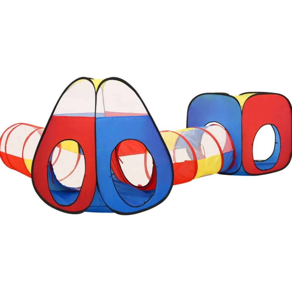 vidaXL Estructuras Para Juegos Al Aire Libre-Tienda de juego de niños con 250 bolas multicolor 190x264x90 cm