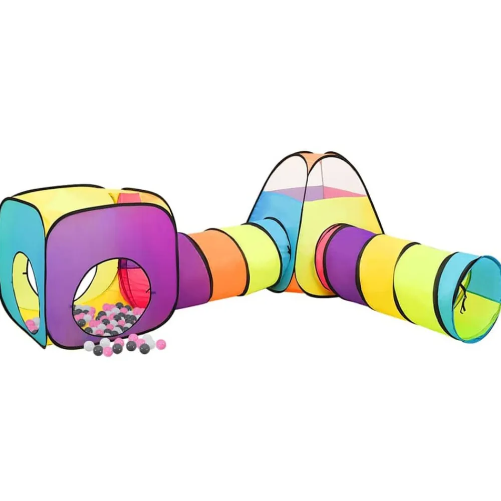 vidaXL Estructuras Para Juegos Al Aire Libre-Tienda de juego de niños con 250 bolas multicolor 190x264x90 cm