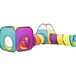 vidaXL Estructuras Para Juegos Al Aire Libre-Tienda de juego de niños con 250 bolas multicolor 190x264x90 cm