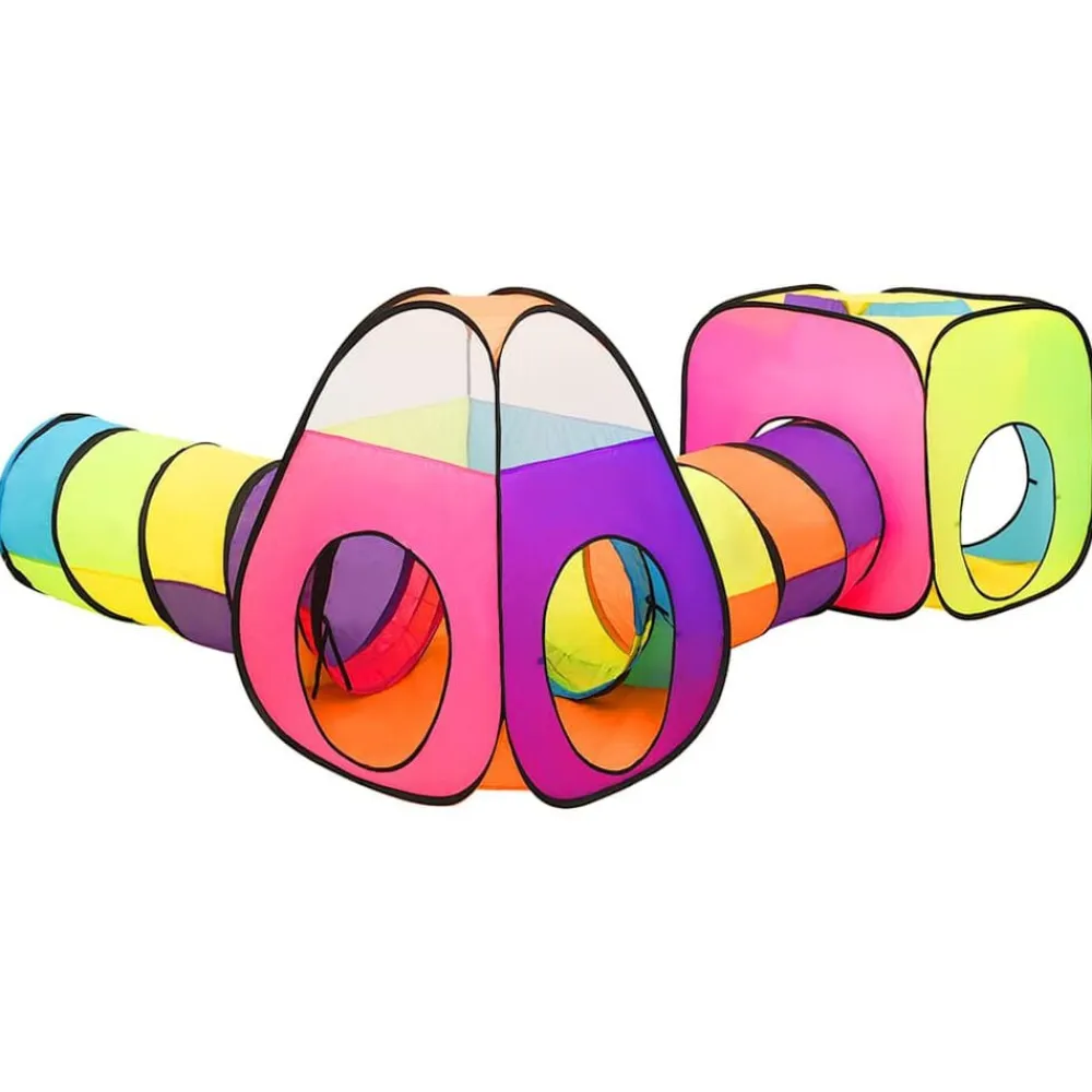 vidaXL Estructuras Para Juegos Al Aire Libre-Tienda de juego de niños con 250 bolas multicolor 190x264x90 cm