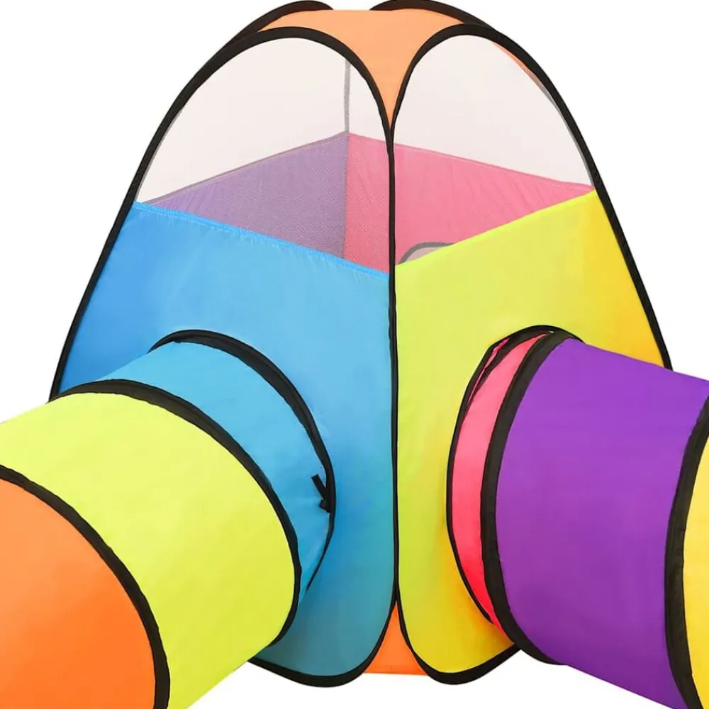 vidaXL Estructuras Para Juegos Al Aire Libre-Tienda de juego de niños con 250 bolas multicolor 190x264x90 cm