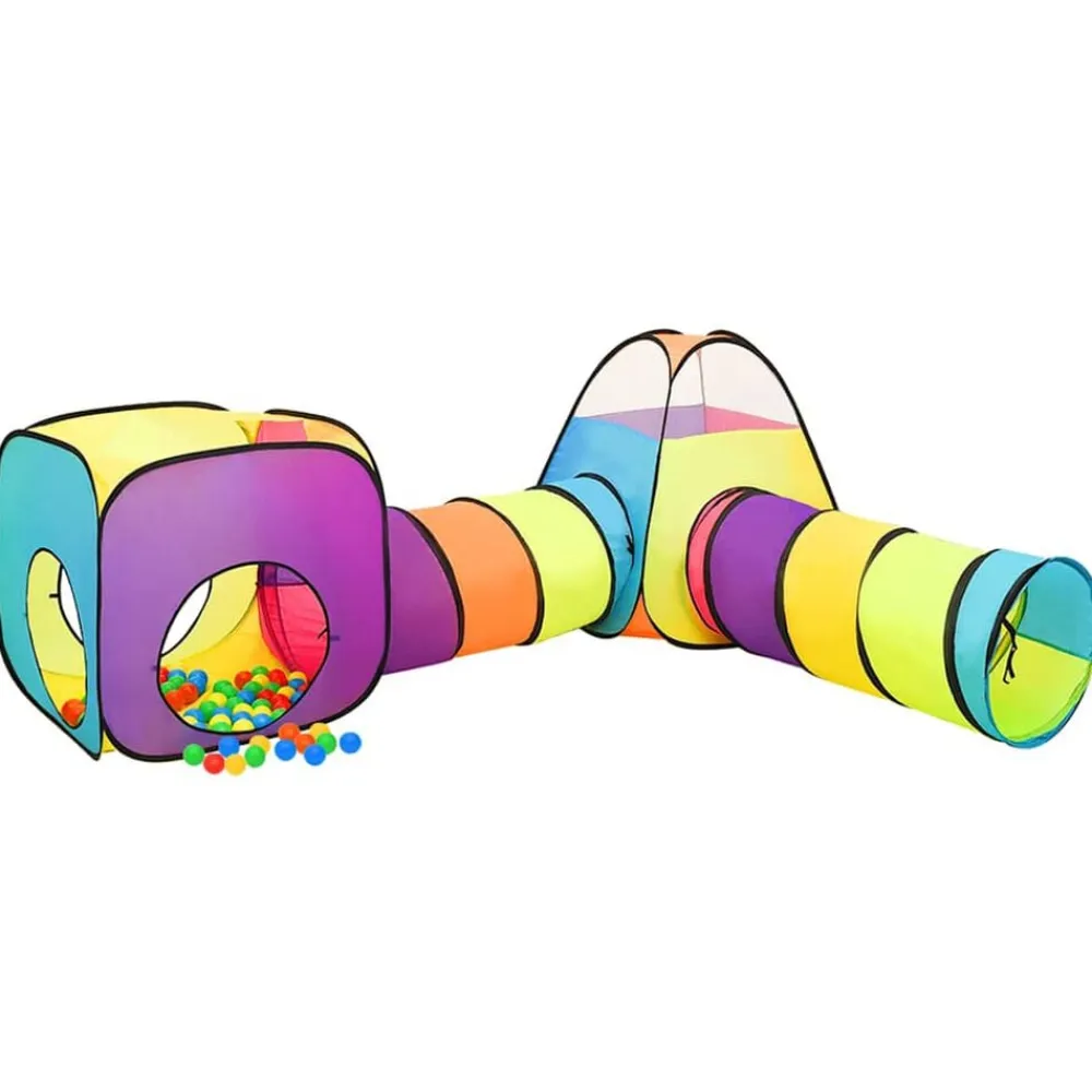 vidaXL Tienda de juego de niños con 250 bolas 190x264x90 cm Multicolor Discount