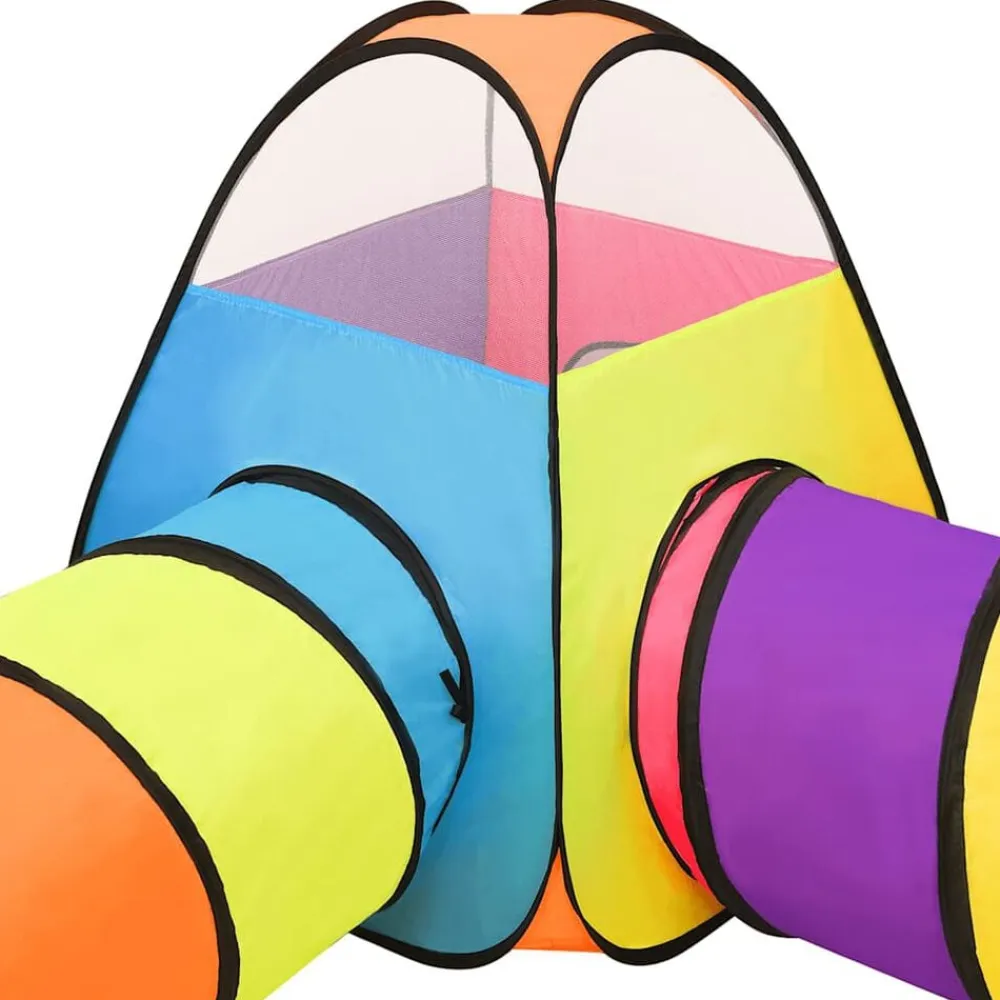 vidaXL Tienda de juego de niños con 250 bolas 190x264x90 cm Multicolor Discount