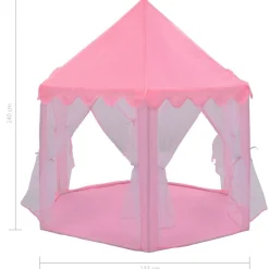 vidaXL Tienda de juegos de princesa rosa Hot