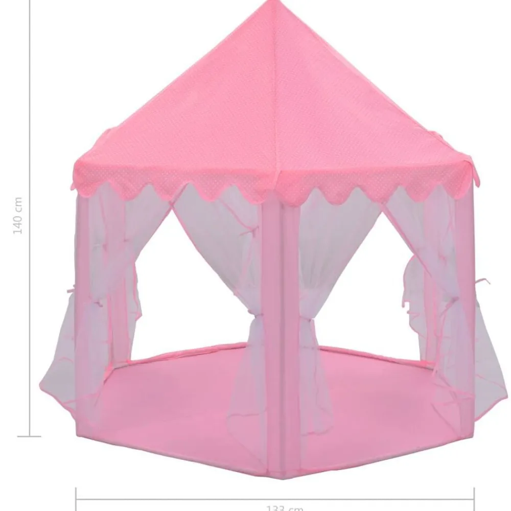 vidaXL Tienda de juegos de princesa rosa Hot