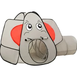 vidaXL Estructuras Para Juegos Al Aire Libre-Tienda de juegos elefante gris 174x86x101 cm