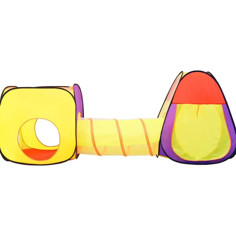 vidaXL Estructuras Para Juegos Al Aire Libre-Tienda de juegos niños con 250 bolas multicolor 255x80x100cm