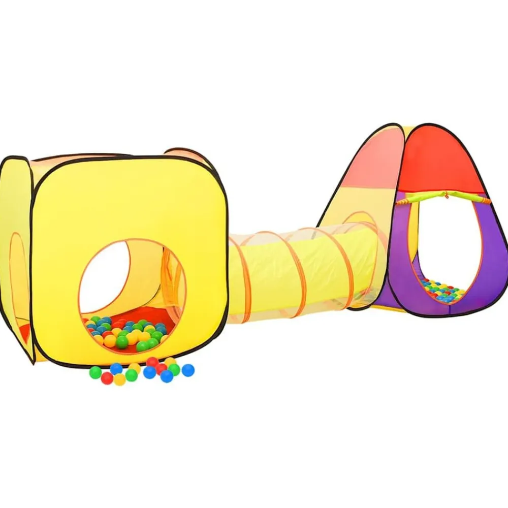 vidaXL Estructuras Para Juegos Al Aire Libre-Tienda de juegos para niños multicolor 255x80x100 cm