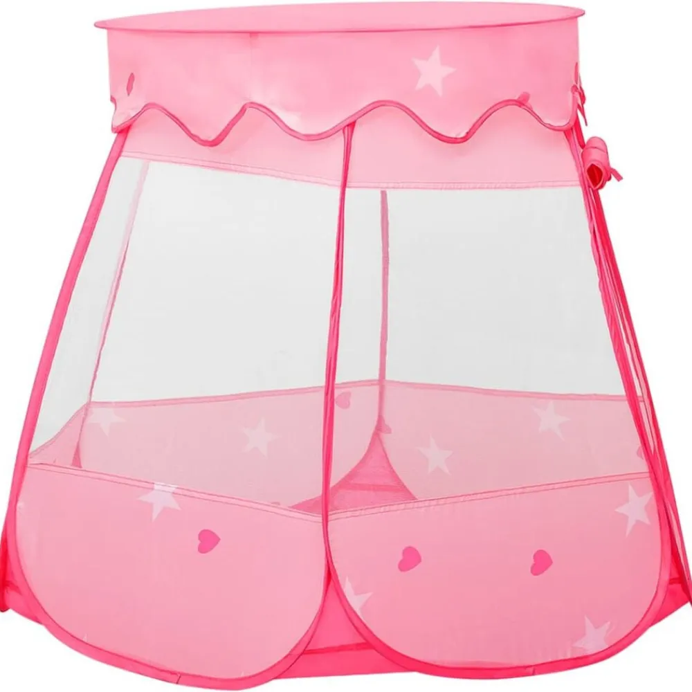 vidaXL Tienda de juegos para niños 102x102x82 cm Rosa Clearance