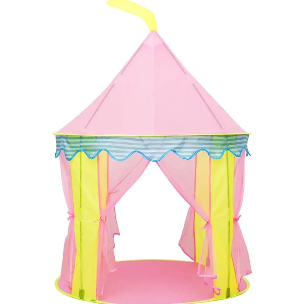 vidaXL Estructuras Para Juegos Al Aire Libre-Tienda de juegos para niños rosa 100x100x127 cm