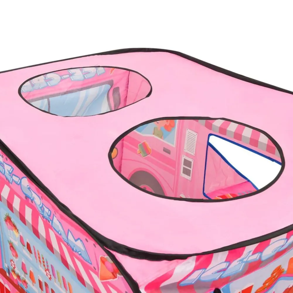 vidaXL Estructuras Para Juegos Al Aire Libre-Tienda de juegos para niños rosa 70x112x70 cm