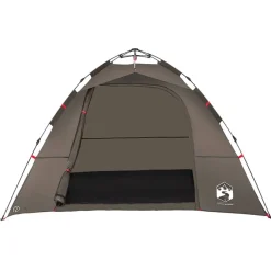vidaXL Tienda de pesca 4 personas apertura rápida marrón Marr&oacute;n Hot