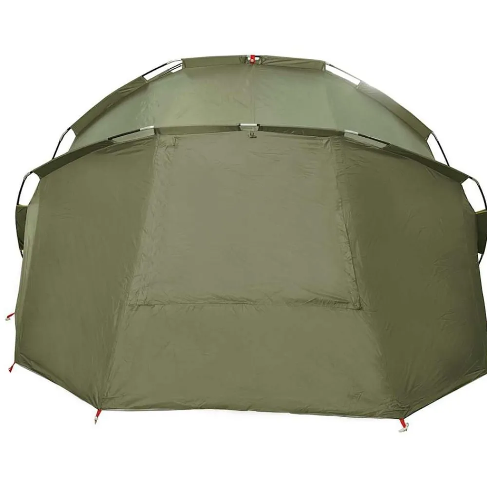 vidaXL Actividades Al Aire Libre-Tienda de pesca 5 personas impermeable oliva