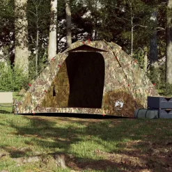 vidaXL Tienda de pesca 4 personas apertura rápida Camuflaje Clearance