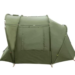 vidaXL Tienda de pesca 2 personas impermeable oliva Verde