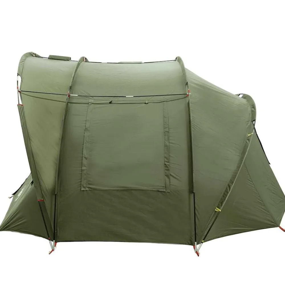 vidaXL Tienda de pesca 2 personas impermeable oliva Verde
